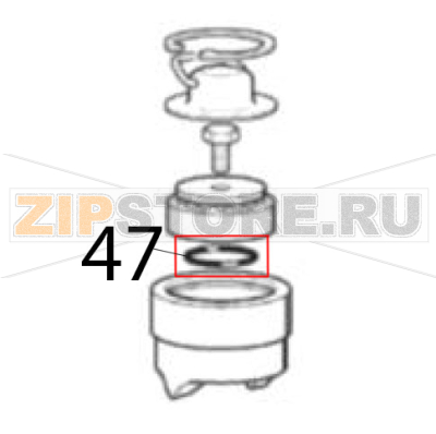 Guarnizione or Scotsman AF 206 Guarnizione or Scotsman AF 206Запчасть на деталировке под номером: 47