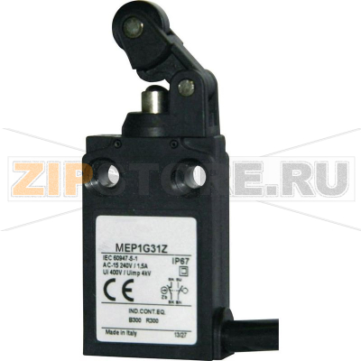 Выключатель концевой с роликом 24 В, 5 А, IP67, 1 шт Panasonic MEP1G31Z 
