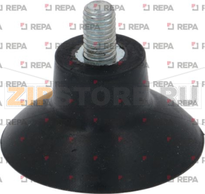 Rubber FOOT ø 8mm H 24mm - 800/834S 