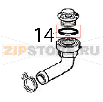 Guarnizione or Scotsman B 40 Guarnizione or Scotsman B 40Запчасть на деталировке под номером: 14