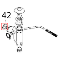 Siphon gasket M1/8 Angelo Po FM611E1