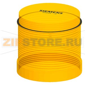 ЭЛЕМЕНТ СВЕТОВОЙ КОЛОННЫ ROTATING-BEACON ЖЁЛТЫЙ, 24V AC/DC Siemens 8WD4420-5DD 