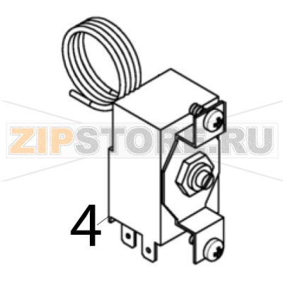 Bin thermostat Scotsman B 7040 Bin thermostat Scotsman B 7040Запчасть на деталировке под номером: 4