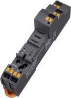 Розетка для 1 контактных реле RFT с пружинным зажимом Push-in, 16A Shenler SRU05-ST