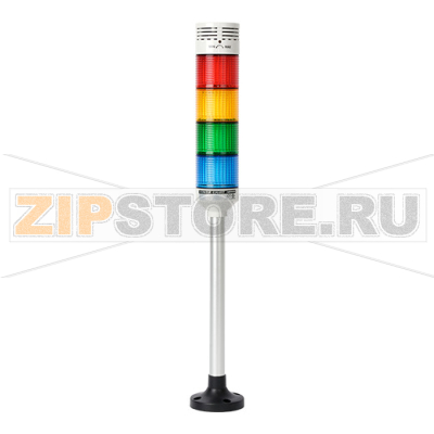Колонна сигнальная, светодиодная, модульная, Ø: 56 мм Autonics PTE-DPX-402-RYGB 