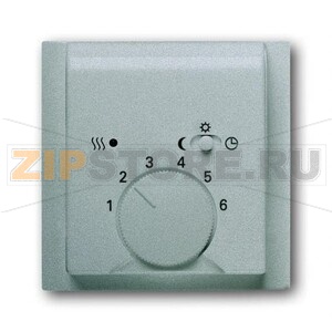 Накладка для терморегулятора, серебристый металлик ABB 2CKA001710A3747 