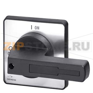 ПОВОРОТНЫЙ АКТУАТОР ЧЕРНЫЙ ДЛЯ 3LD23/24 160/250A ДЛЯ FRONT MOUNTING FOUR-HOLE MOUNTING Siemens 3LD9243-1B 