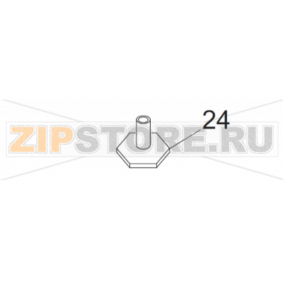 Funghetto alluminio sri Sirman Sirio 1 UL Funghetto alluminio sri Sirman Sirio 1 ULЗапчасть на деталировке под номером: 24Название запчасти на итальянском языке: Funghetto alluminio sri Sirman Sirio 1 UL