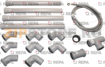 KIT WATER FITTINGS ø 40 mm 