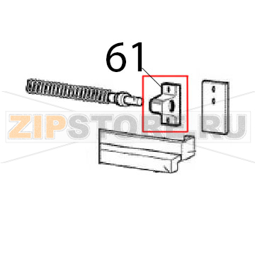 Hinge support RH Angelo Po 31PIE6 Hinge support RH Angelo Po 31PIE6Запчасть на деталировке под номером: 61