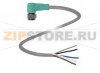 Кабель датчика-исполнительного устройства Female connector V1-WV4A-30M-PVC Pepperl+Fuchs