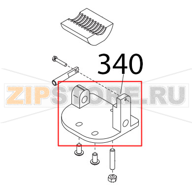 Staffetta porta pett. an. c. LX Sirman Anniversario 300 Staffetta porta pett. an. c. LX Sirman Anniversario 300Запчасть на деталировке под номером: 340