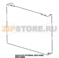 External side panel Unox XL 415