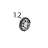 Gear, 38T, MOQ 5 pcs TSC TDP-225
