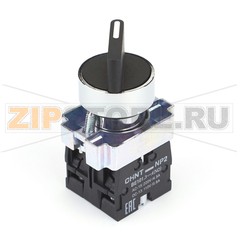 Переключатель, 3 положения, 2НО, IP40 Chint NP2-BD33 