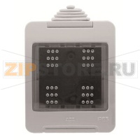 Коробка для открытой установки на 2 модуля, IP55 ABB 2CLA329100N1101