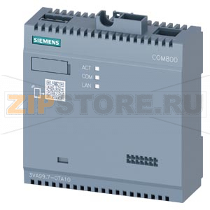 КОНЦЕНТРАТОР ДАННЫХ COM800 ПРИНАДЛЕЖНОСТЬ ДЛЯ 3VA Siemens 3VA9987-0TA10 