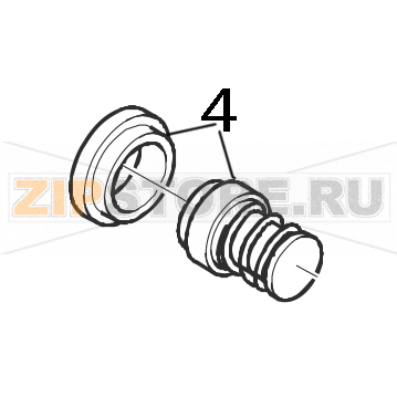 Dichtung, mech., rotier. D 12 Elettrobar Niagara 2150 Dichtung, mech., rotier. D 12 Elettrobar Niagara 2150Запчасть на деталировке под номером: 4