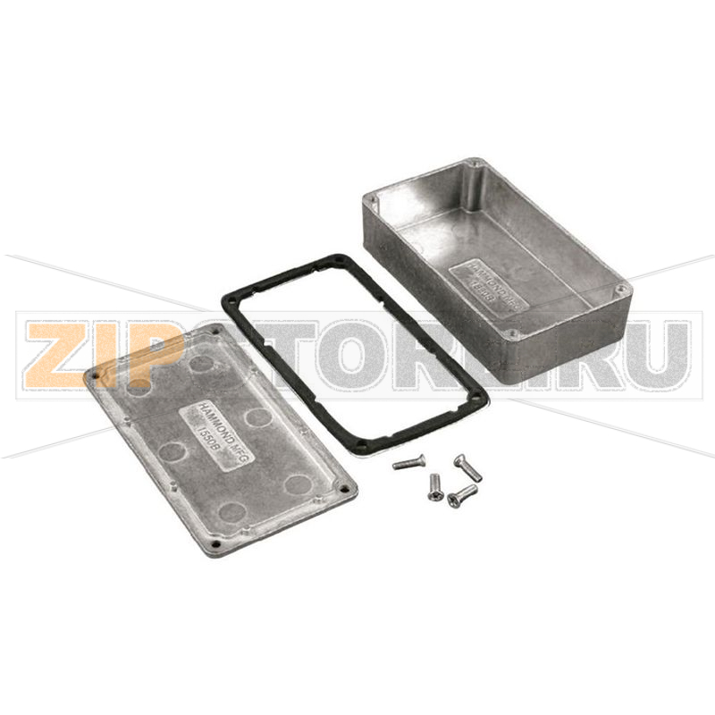 Корпус алюминиевый 275x175x65 мм, черный, 1 шт Hammond 1550WJBK 