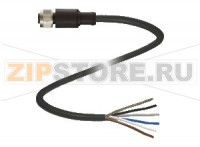 Кабель датчика-исполнительного устройства Female connector V15-G-BK10M-PUR-U/ABG Pepperl+Fuchs