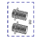 Drive Gears for Ribbon Spindles Zebra ZE500-6RH