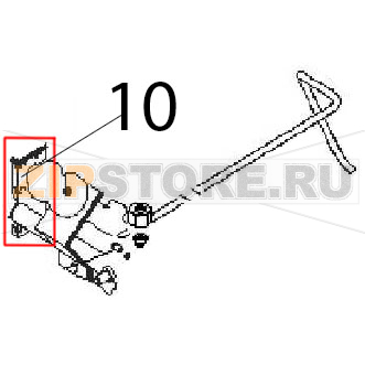Gas manifold ass. y Angelo Po 0G1CP1G Gas manifold ass. y Angelo Po 0G1CP1GЗапчасть на деталировке под номером: 10