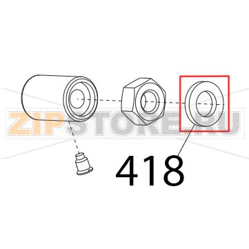 Rondella piana DIN125, D6 Sirman Mirra 300 Y09 Rondella piana DIN125, D6 Sirman Mirra 300 Y09Запчасть на деталировке под номером: 418