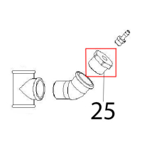 Reducing 1"" 1/4"" Angelo Po 04WCP1EM
