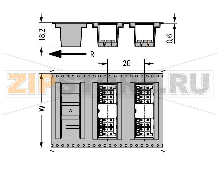 MCS MINI HD Вилка под пайку THR, 2-рядн.; 0.8 x 0.8 mm solder pin; прямые; 100% защита от неправильного подсоединения; упаковка в ленте на бобине; Шаг контактов 3,5 мм; 2 x 4-полюсов; черные Wago 713-1404/105-000/997-405 Вилки для пайки оплавлением припоя для поверхностного монтажаРазделенные разъемы выводов предотвращают повреждения и обеспечивают вилкам защиту от касания в неподсоединенном состоянии100% защита от неправильного подсоединенияВозможны варианты кодировки...
