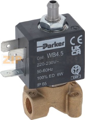 SOLENOID NC 3WAY 1/8-1/8 RUBBER CLAMP 