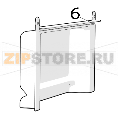 Peel cover Zumex Essential pro Peel cover Zumex Essential proЗапчасть на деталировке под номером: 6