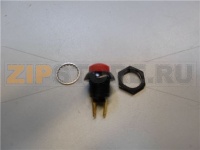 PUSH-BUTTON 1-POLE RED ø 17.5 mm