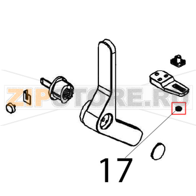 Washer Angelo Po FX61E1 Washer Angelo Po FX61E1Запчасть на деталировке под номером: 17
