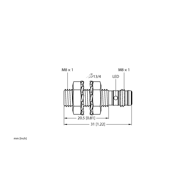 Датчик индуктивный Turck BI2-EG08K-AP6X-V1131 
