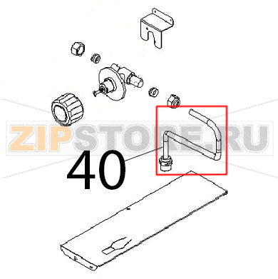 Tubo acqua comp. Angelo Po 1G1BR1E Tubo acqua comp. Angelo Po 1G1BR1EЗапчасть на деталировке под номером: 40