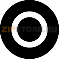 Шильдик кнопочный, грибовидный черный, 0 Eaton M22-XDP-S-X0