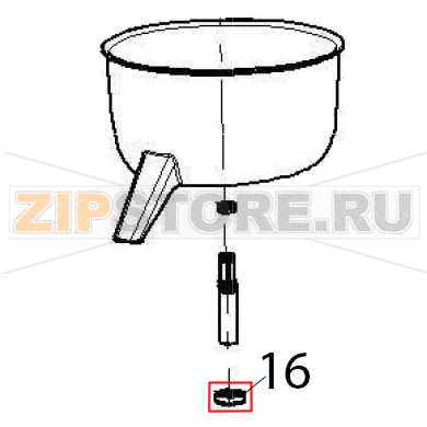 Oil seal Hurakan HKN-SPM Oil seal Hurakan HKN-SPMЗапчасть на деталировке под номером: 16