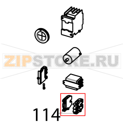 Connecting block Tecnoinox EFC10M Connecting block Tecnoinox EFC10MЗапчасть на деталировке под номером: 114