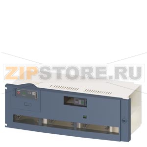 Switch connector with fuses In-line design, pluggable NH2 400 A, 3-pole AC23A 500V , 120 (AC500V) kA motor drive operating Fuse monitoring EFM 20 Siemens 3NJ6323-4AC0.-.... 