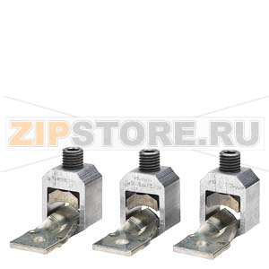 АКСЕССУАР ДЛЯ DISCONNECTOR-FUSES IN-LINE ТИП, CAN BE PLUGGED IN, NH00 CONNECTING TERMINALS BASIC TERMINALS ДЛЯ 2- AND 3-ПОЛЮСА DEVICES 10 - 95 SQ. MM Siemens 3NJ6923-1BA00 