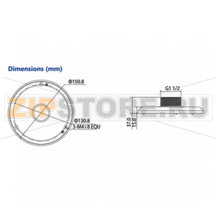 Адаптер крепления Dahua PFA100 