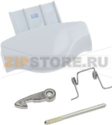 DOOR HANDLE WHITE INDESIT C00049411 