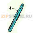 Transmission rod Bianchi BVM-951 Transmission rod Bianchi BVM-951Запчасть на деталировке под номером: 4Название запчасти Bianchi на английском языке: Transmission rod BVM-951.