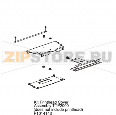 Kit Printhead Cover Assembly Zebra TTP2000 Kit Printhead Cover Assembly (does not include printhead) Zebra TTP2000Количество запчастей в устройстве: 1Название запчасти Zebra на английском языке: Kit Printhead Cover Assembly (does not include printhead)