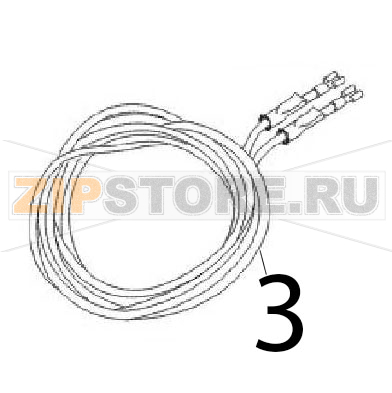 Cable ass. y Angelo Po 0A1FR1G Cable ass. y Angelo Po 0A1FR1GЗапчасть на деталировке под номером: 3