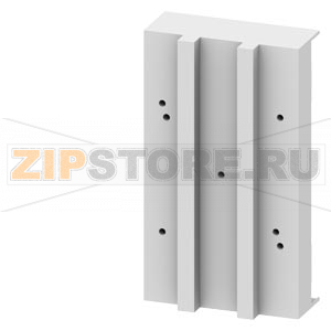 ШИННЫЙ АДАПТЕР 185MM WIDE FOR SWITCHING UNITS UP TO 630A (3KA53,3KL52/53,3NP42, WITH 3VF4/5, 3VL1-4, IN CONNECTION WITH 8US1927-4AF0 MOUNTING PLATE ONLY. 60MM SYSTEM, 5 + 10MM BUSBAR THICKNESS WITHOUT CONNECTION WIRING Siemens 8US1213-4AF00 
