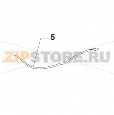 Cable for Lid Microswitch Bear Varimixer AR40 VL-1S                                                                 Cable for Lid Microswitch Bear Varimixer AR40 VL-1SЗапчасть на сборочном чертеже под номером: 5Название запчасти на датском&nbsp;языке: Cable for Lid Microswitch Bear Varimixer AR40 VL-1S