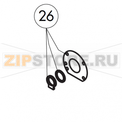 Gaskets kit Lainox MVE051P                     Gaskets kit Lainox MVE051PЗапчасть на сборочном чертеже под номером: 26Название запчасти на итальянском языке языке: Gaskets kit Lainox MVE051P
