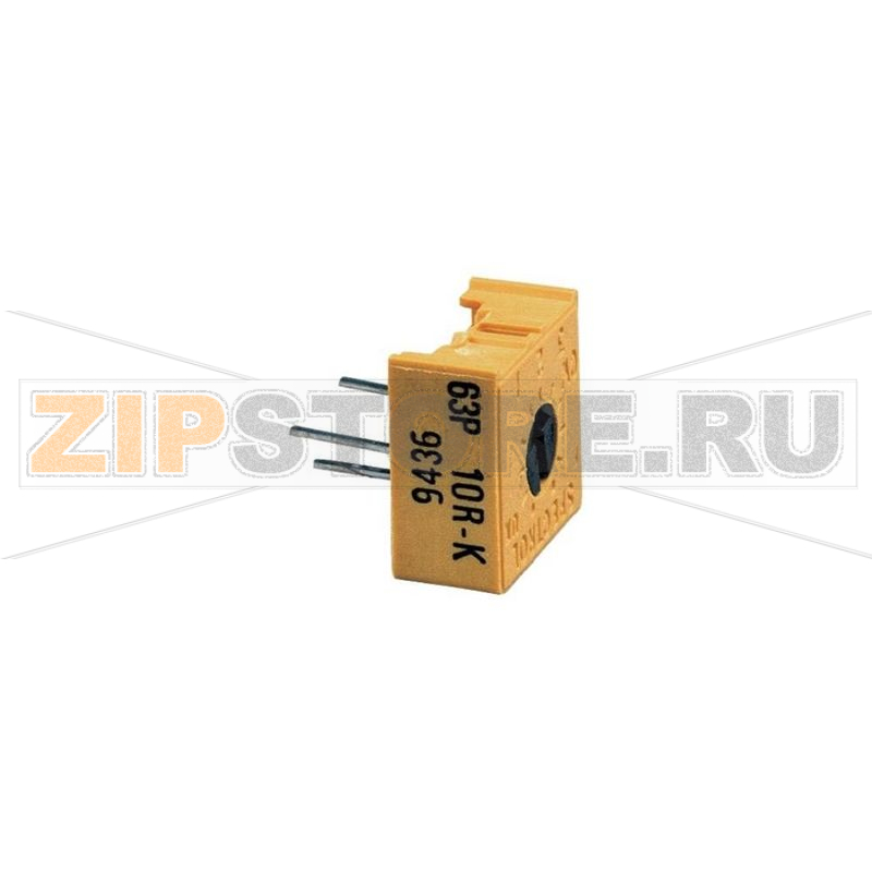 Резистор подстроечный 0.5 Вт, линейный, 500 кОм, угол: 270°, 300°, 1 шт Vishay M63P504KB40 