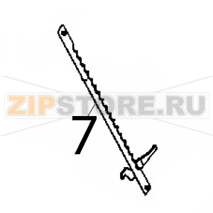 Inox blade with pin Rollmatic CP 42 Inox blade with pin Rollmatic CP 42Запчасть на деталировке под номером: 7